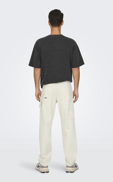 Actual product image Only & Sons Onsedge Straight Car Ecru1088pimdnm Noos (W31/L32)