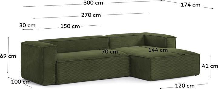 Actual product image Kave Home Blok (4-seater, Corner sofa)
