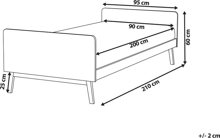 Actual product image Beliani Bonnac (90 x 200 cm)