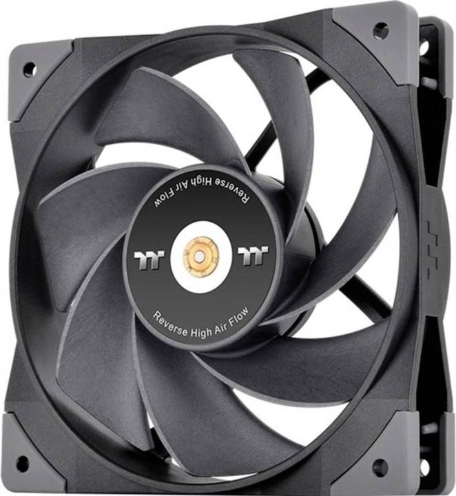 Produktbild Thermaltake 120mm GT12 PC Cooling Fan TT Premium Edition Black - 1 Pack (120 mm, 1 x)
