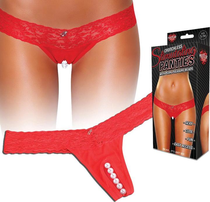 Image du produit Hustler Stimulating Panties red S/M (S, M)