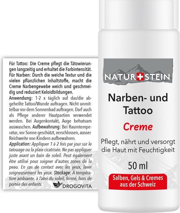 Actual product image Naturstein Narben- und Tattoo (50 ml, Cream)