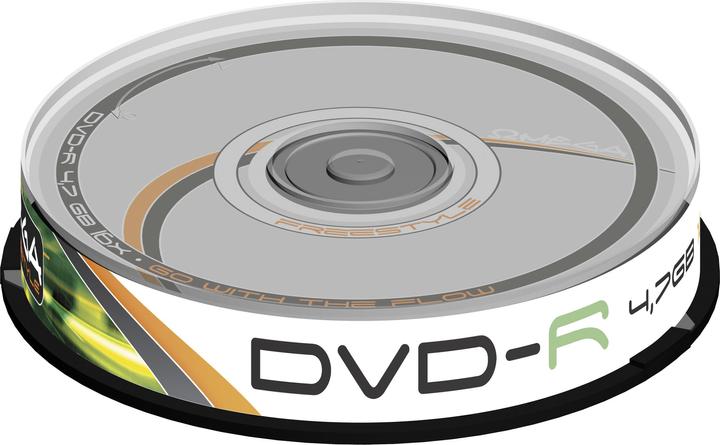 Actual product image Omega DVD-R (x10 pack) (10 x)