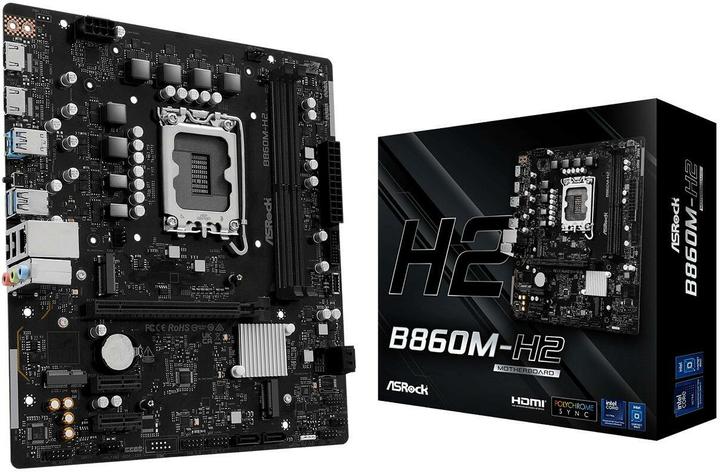 Produktbild AsRock B860M-H2 (LGA 1851, Intel B860, mATX)