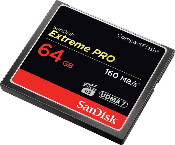 Actual product image SanDisk Extreme Pro Compact Flash (64 GB, CF)