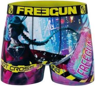 Freegun Herren Boxershort in Dose Motiv 4, Grösse M (M, Einzelpack)
