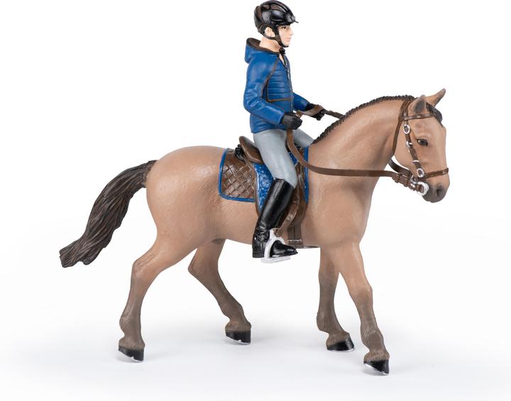 Actual product image Papo Rider with trail horse
