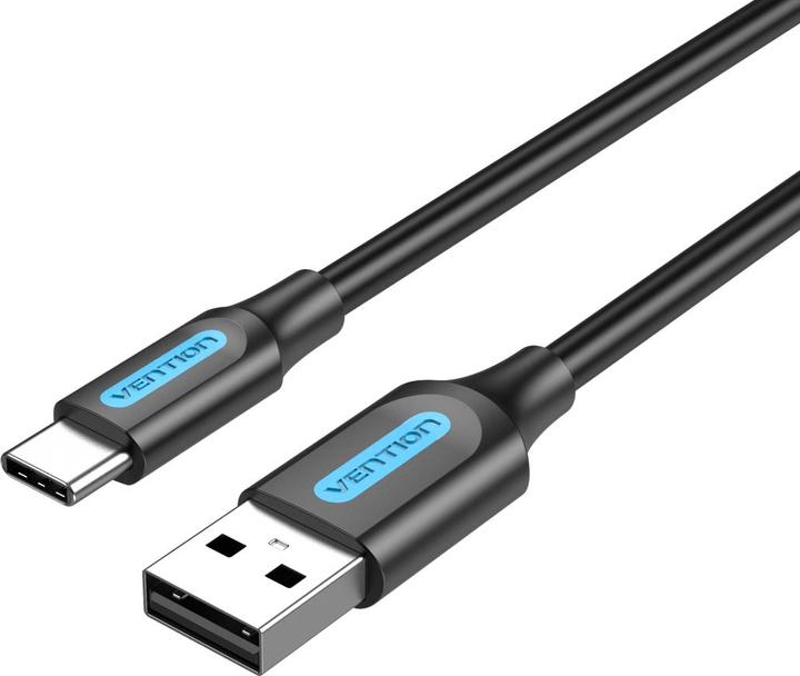 Produktbild Vention USB 2.0 A to USB-C 3A cable 1.5m COKBG black (1.50 m, USB 2.0, 60 W)