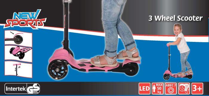 Immagine prodotto New Sports Scooter a 3 ruote pieghevole