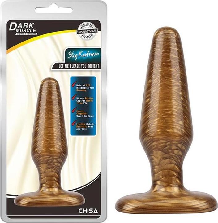 Actual product image Chisa Butt Plug "Stag Kaufamann" 5.3"