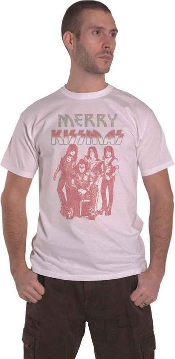KISS Unisex Adult Merry mas Cotton T-Shirt