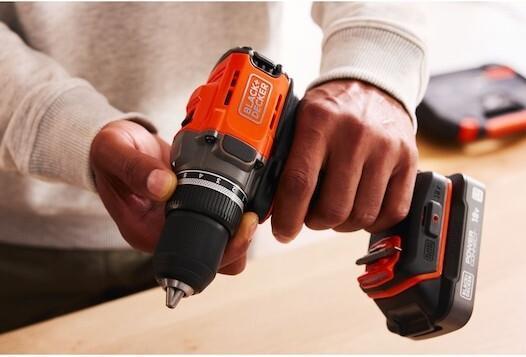 Produktbild Black & Decker Black&Decker Akku-Bohrschrauber 18V, ohne Akku BCD382XN (Akkubetrieb)