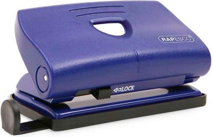 Actual product image Rapesco 810-P 2-fach Locher 12 Blatt Kapazität, Blau