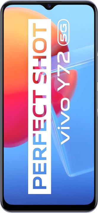 Produktbild Vivo Y72 5G (V2041) dream glow (128 GB, Violett, 6.57", Dual SIM, 64 Mpx, 5G)