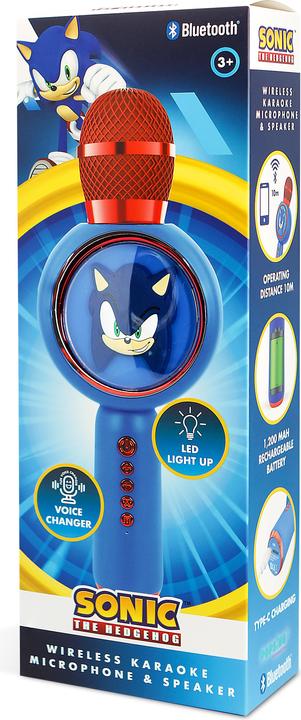 Actual product image OTL Sonic the Hedgehog PopSing LED Microphone