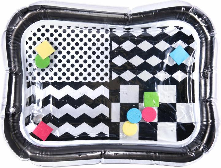 Ikonka Tapis d'eau gonflable avec des motifs contrastés noirs et blancs 65cm x 50cm (65 x 50 cm)