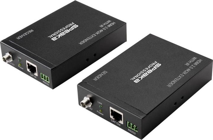 Produktbild SpeaKa Professional Extender (Verlängerung) SP HDE 300 HDMI® über Netzwerkkabel RJ45 60 m (Extender)