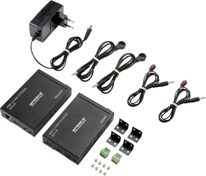 Produktbild SpeaKa Professional Extender (Verlängerung) SP HDE 300 HDMI® über Netzwerkkabel RJ45 60 m (Extender)