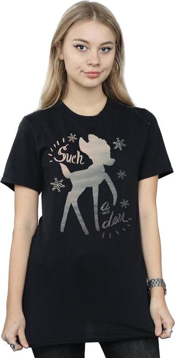 Immagine prodotto Disney Bambi Winter Deer Maglietta Ampia Donna (XL)
