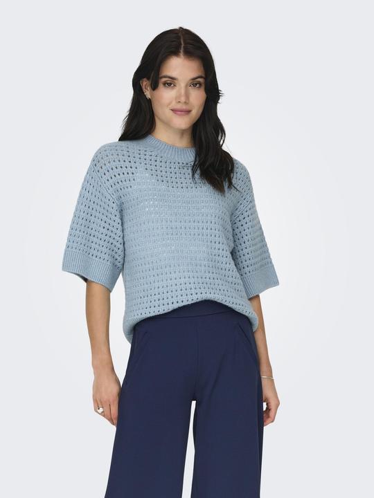 Produktbild JdY Knit Fit Rundhals Gerippte Ärmelbündchen Tief angesetzte Schulter Pullover Strickpullover (XS)