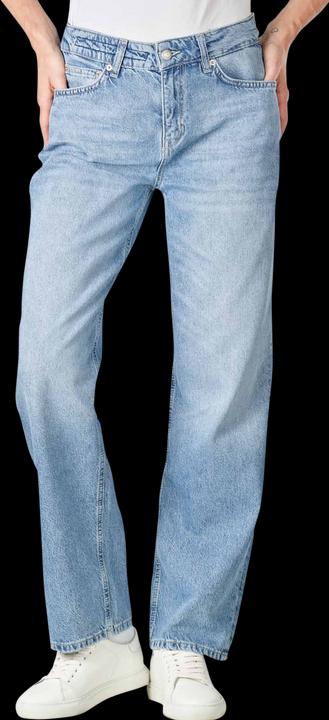 Drykorn Mid Waist Front Jeans Straight Fit Blue