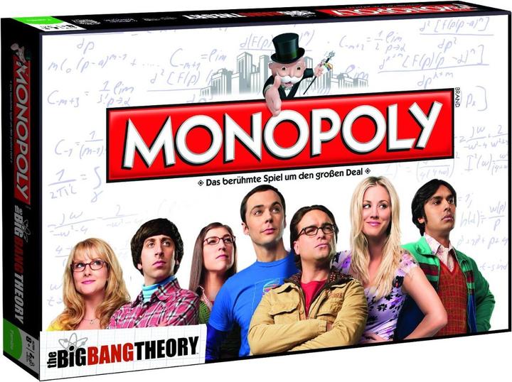 Actual product image Hasbro Monopoly Big Bang Theory (German)