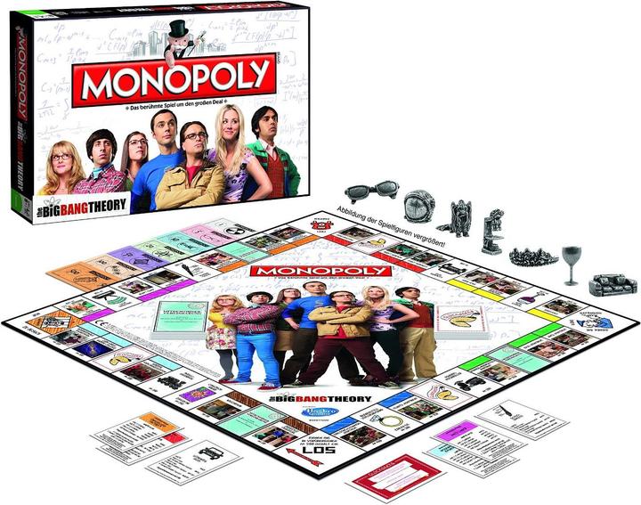 Actual product image Hasbro Monopoly Big Bang Theory (German)