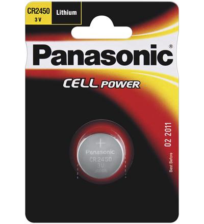 Actual product image Panasonic Lithium Power CR2450 (1 pcs., CR2450, 620 mAh)