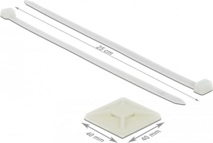 Image du produit Delock Porte-câbles (40 mm, 10 pcs)