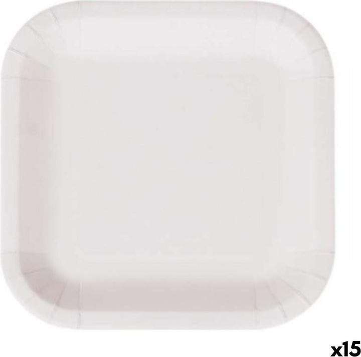 Actual product image Algon Geschirr-Set Einwegartikel karriert 26 cm (15 Stück)