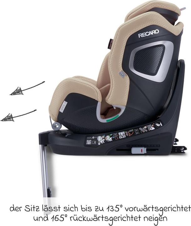 Actual product image Avova Recaro Xenon 1 Reboard Kindersitz (0-7 Jahre) (Reboarder, ECE R129/i-Size Standard)