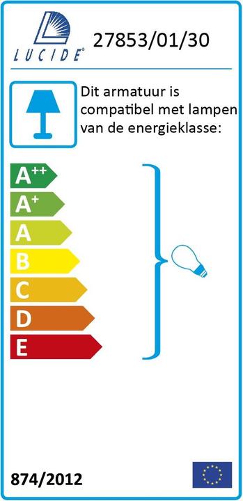 Energy Label Lucide Dimo (E27, IP54)