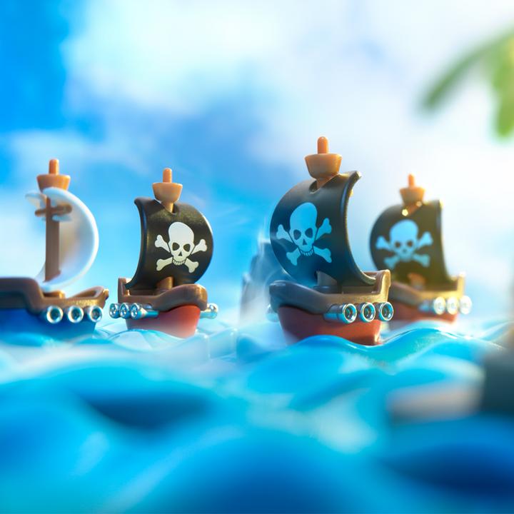 Actual product image Smart Games Pirate Battle (German, French, Italian, English)