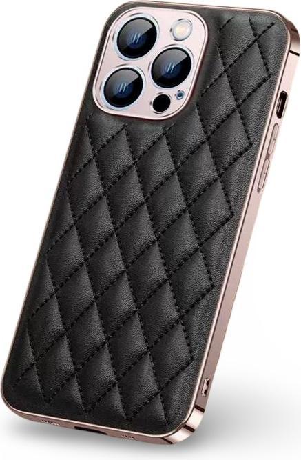 Image du produit RPD iPhone 12 Pro Max - Puffer Case mit Karomuster, Schwarz (Apple iPhone 12 Pro Max)