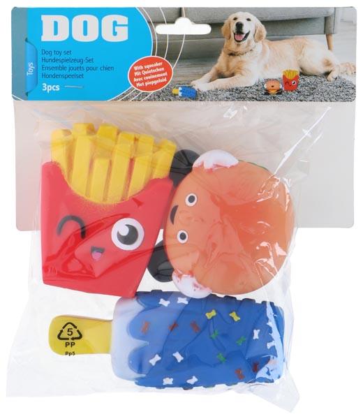 Actual product image Pet Toys Dog toy set 3pc