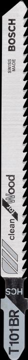 Image du produit Bosch Zubehör Lame de scie sauteuse HCS, T 101 BR Clean for Wood