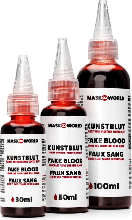 Produktbild Maskworld Kunstblut Flasche mit Dosierspitze