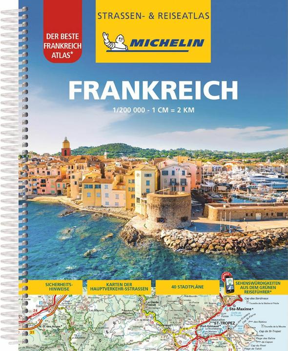 Produktbild Michelin Atlas Frankreich (DIN A4) Spiralbindung