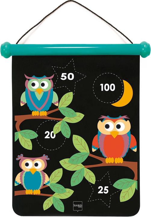 Image du produit Scratch Jeu de fléchettes magnétique Hibou moyen (1 x)