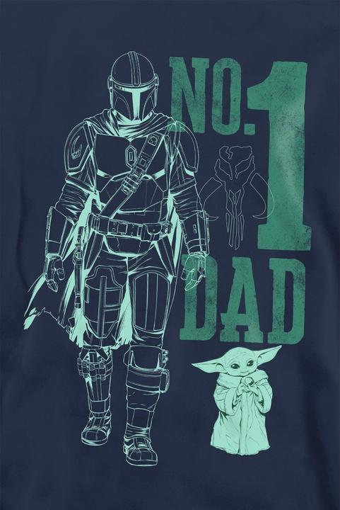 Immagine prodotto Star Wars No. 1 Dad Felpa Mando Adulto Unisex (L)
