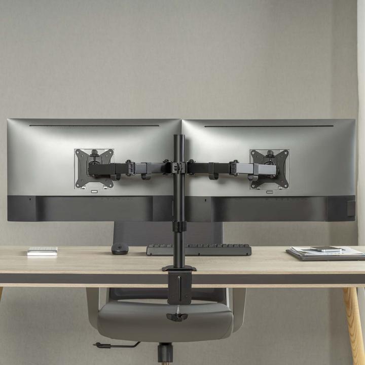 Produktbild Toboli Monitorhalterung 2 Monitore 17-32" Monitorarm VESA Bildschirmhalterung (32")