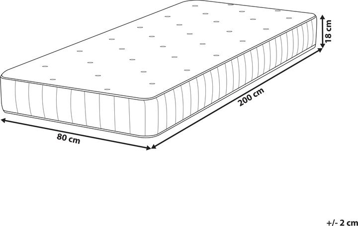 Produktbild Beliani Duo (160 x 200 cm, Federkern)