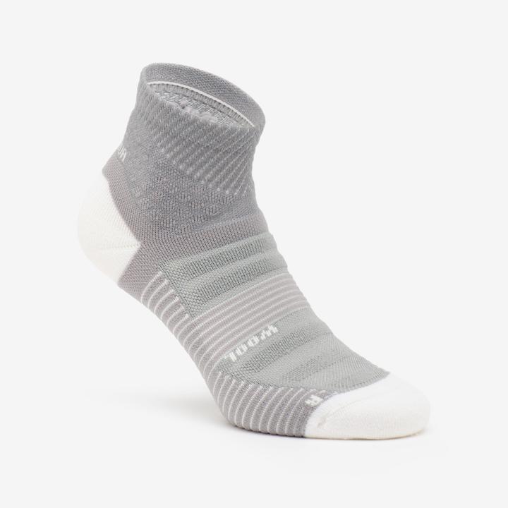 Actual product image Quechua Wandersocken halbhoch 2 Paar - Hike 900 grau (47, 50)
