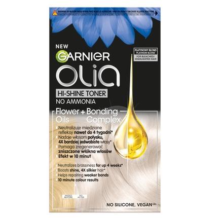 Immagine prodotto Garnier Olia Hi Shine Toner Hair Toner 10.01 Platinum Blonde (10.01 Biondo platino)