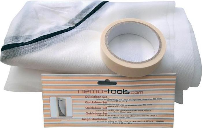 Produktbild Friess Techno Staubschutztür 1 Tuch / 1 Rolle Klebeband Tuch 2,3 x 1,2 m/Band 25 m x 25 mm