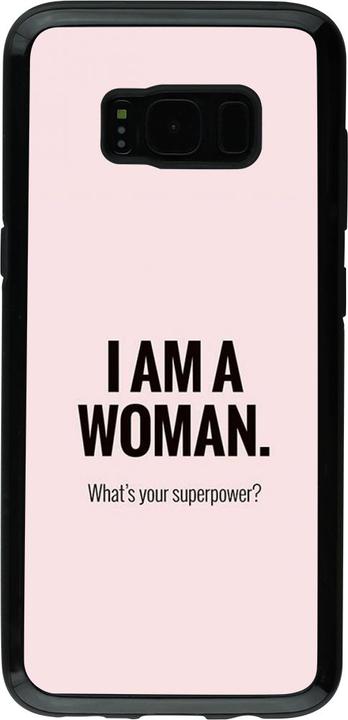 Immagine prodotto PhoneLook Copertina Hybrid Armor nera Sono una donna (Samsung Galaxy S8+)