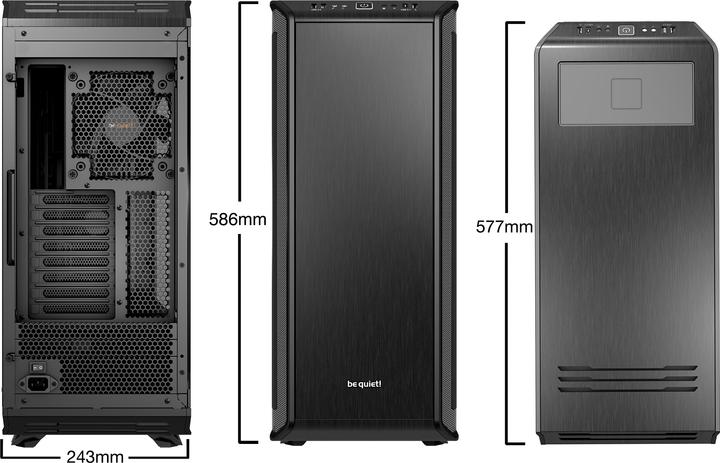 Immagine prodotto be quiet! Base scura Pro 900 rev.2 (ATX, mATX, Mini-ITX, E-ATX, XL-ATX)