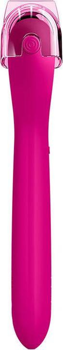Actual product image Konjac Sponge Roller do mezoterapii igłowej twarzy 9w1 Geske z Aplikacją (magenta)