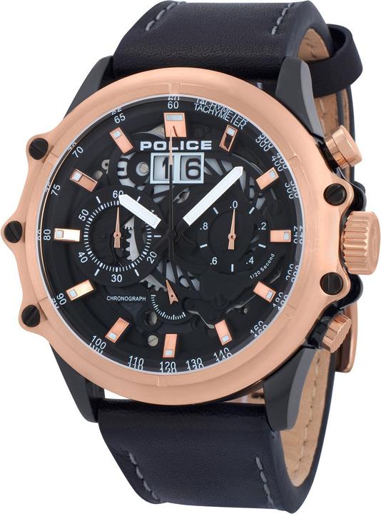 Police PL16018JSBR.02 Luang Chronograph 49mm 3ATM (Analoguhr, 49 mm)
