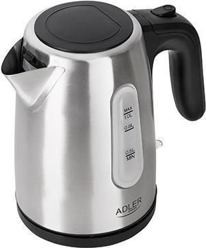 Produktbild Adler AD 1273 Wasserkocher, Haselnuss, Edelstahl (1 l)